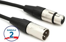 RapcoHorizon RM1 Microphone Cable - 20-foot 2-Pack 