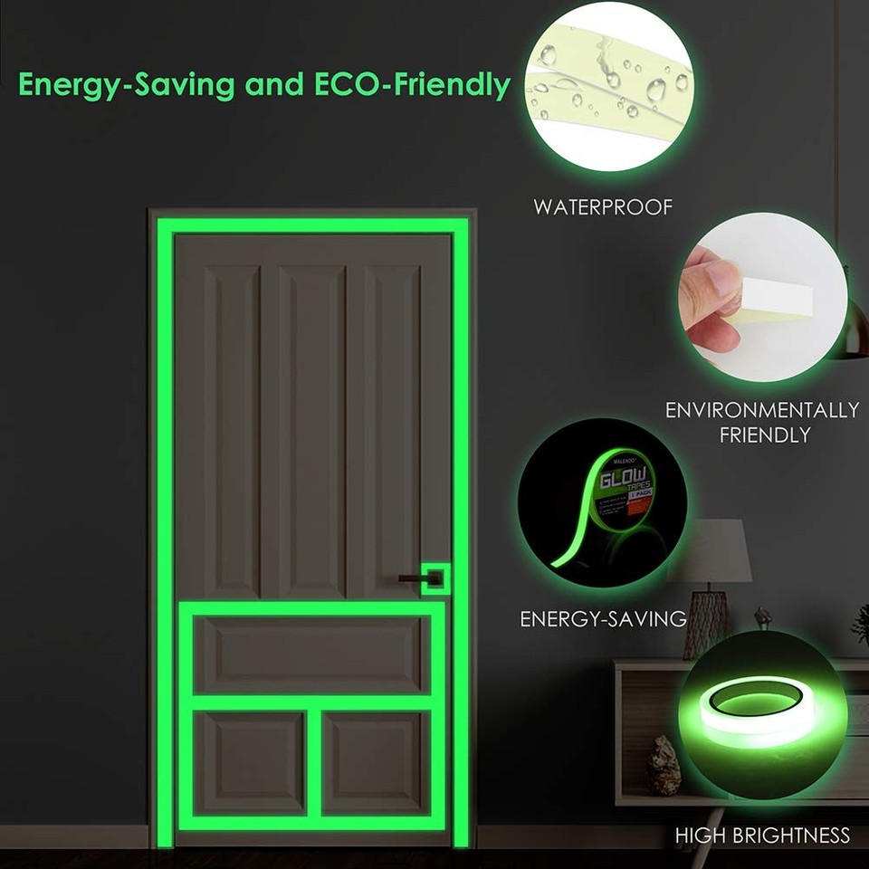 What is glow in the dark tape used for