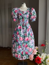 Dirndl,Trachtenkleid/ Baumwolle / Rosen- und ...