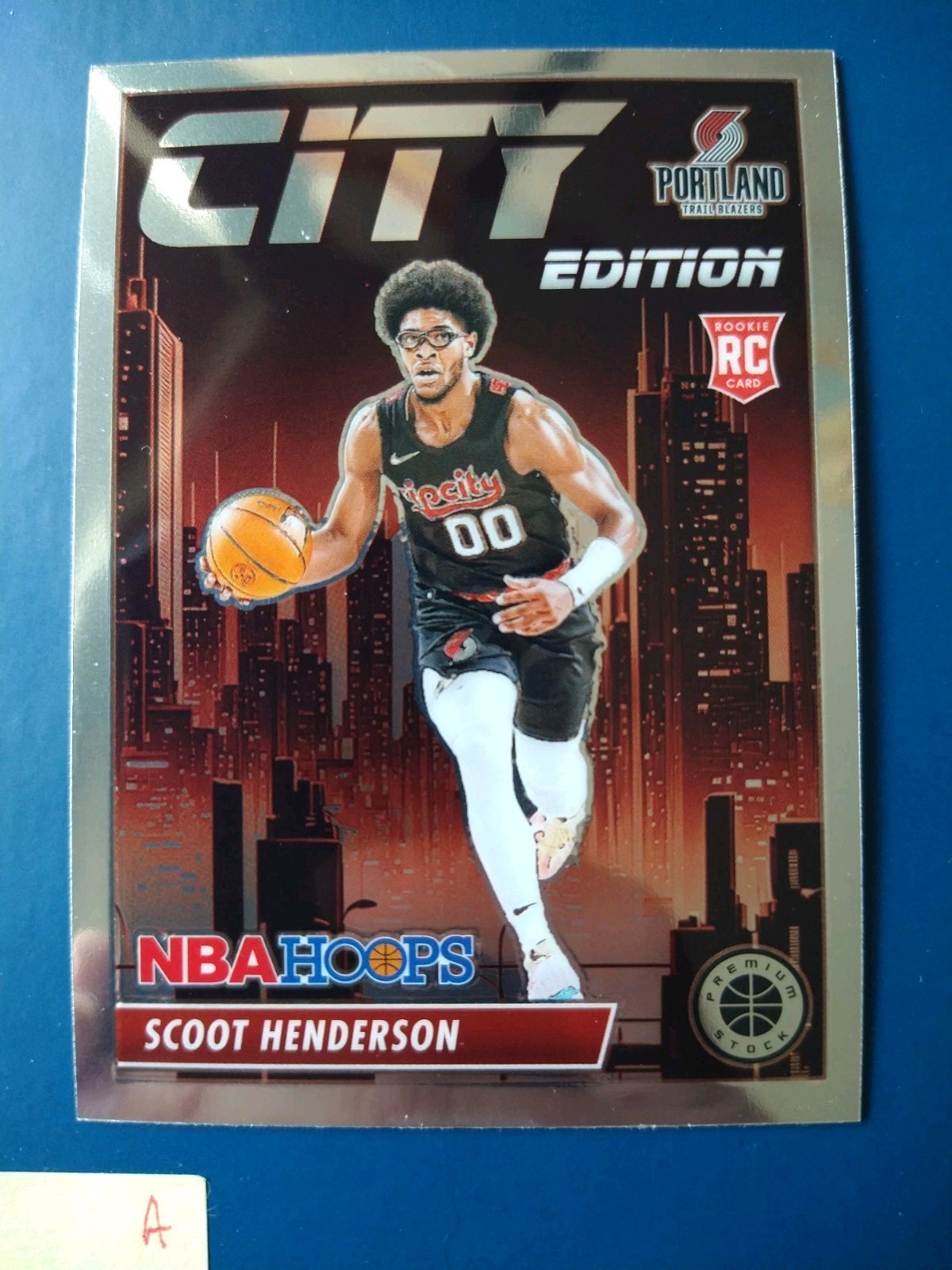 2023-24 Panini NBA Hoops Premium Stock City Edition Scoot Henderson #5 RC