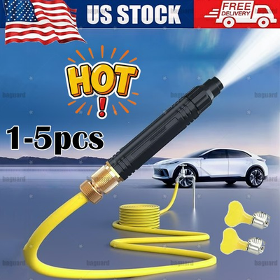 #ad High Pressure Car Wash Water Gun Spray Nozzle Auto Portable Washer Adjustable US $4.99