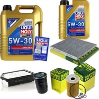 Mann Inspektionspaket 6L Liqui Moly Longlife III 5W-30 FüR KIA Rio