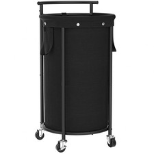 110L Laundry Hamper with Wheels,Rolling Laundry Basket with Removable Bag,Rou...