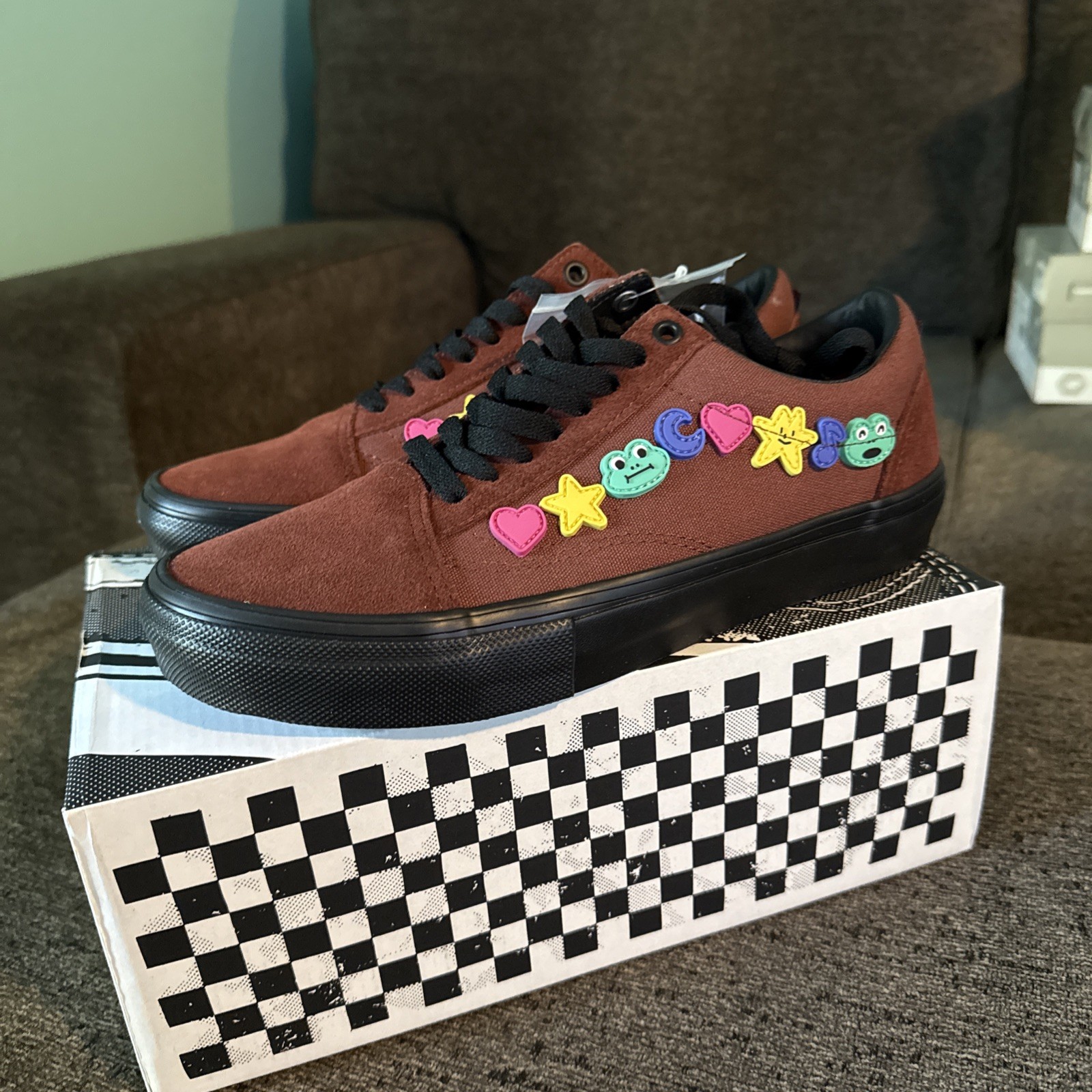 X Skate Old Skool Brown Size 9 Rare Otw Style