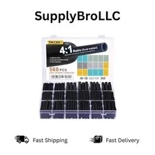 TKDMR 568 Pcs Heat Shrink Tubing - 4:1 Ratio,2.2" Length,Adhesive Lined, Marine