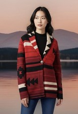 Pendleton Women s Small Multicolor Cotton Cardigan Excellent