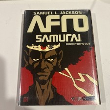Afro Samurai Director s Cut Anime DVD 2006 Samuel L Jackson Funimation Action
