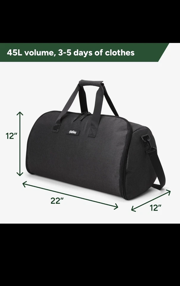 Bolsa de viaje Halfday The Convertible Garment 45L 2 en 1 traje de mano Foto 2 de 4