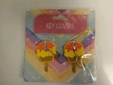 Cupcake Key Covers 2 Pack Cute Key Caps House Key Identifier Topper