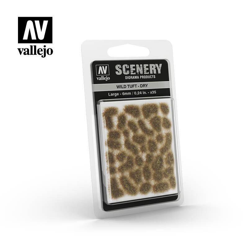 AV Vallejo Scenery - Wild Tuft - Dry, Large: 6mm