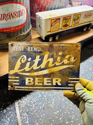 Lithia Porcelain Advertising Sign