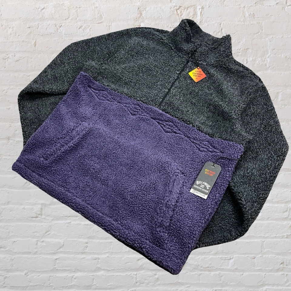 Billabong Boundary Tombstone Fleece Sherpa Adventure Division Men's Large - Image 2 of 4