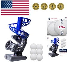 MLB Electronic Baseball Pitching Machine - Automatic Youth Pitching Machine w...