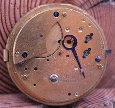 ENGLISH FUSEE VERGE POCKET WATCH MOVEMENT 41.3mm #15216 FOR REPAIR (KO)