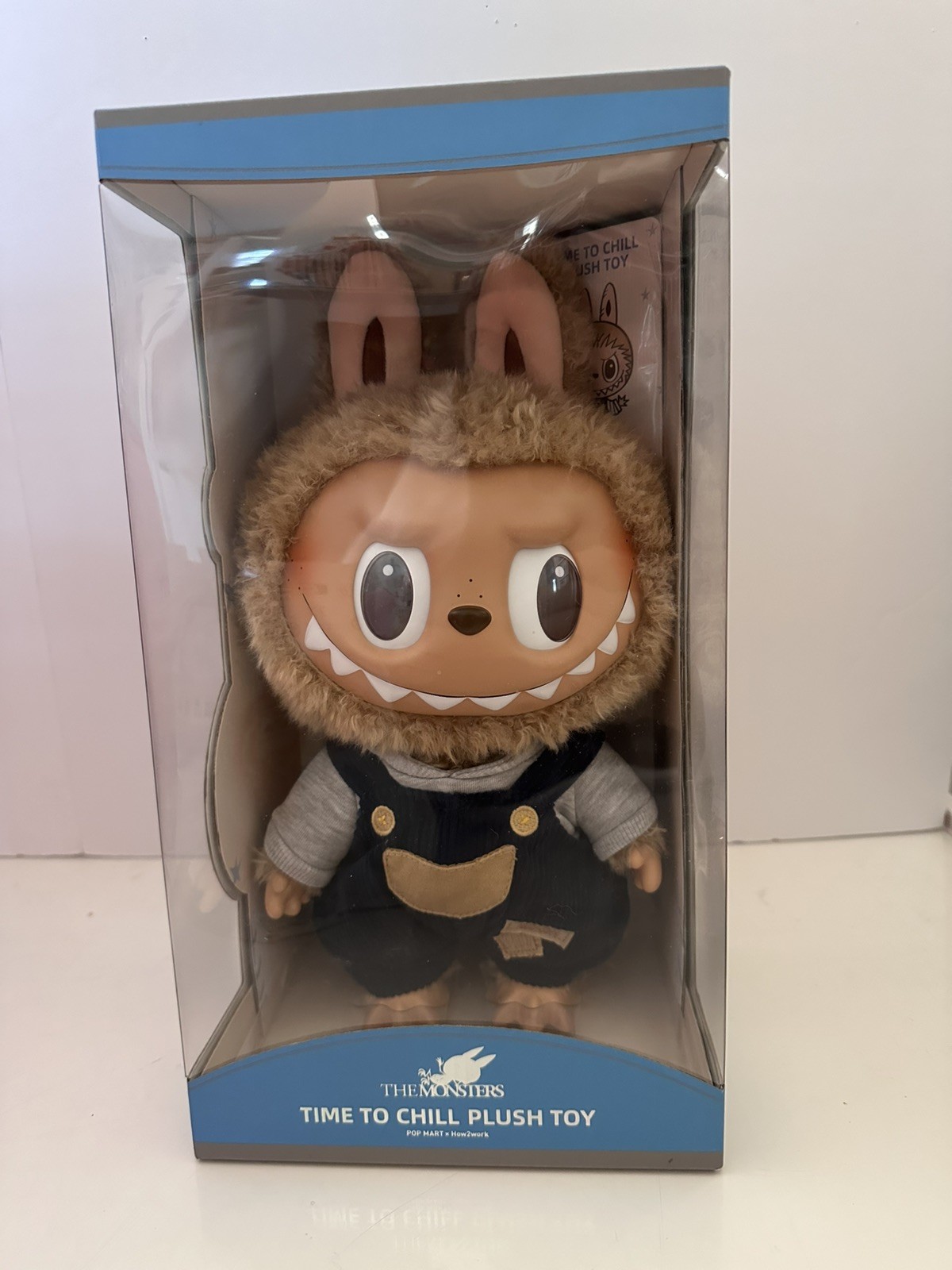 Pop Mart LARGE LABUBU Time to Chill Vinyl Plush Doll ? Authentic! 