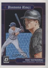 2021 Donruss Optic Diamond Kings Black Stars Prizm 148/149 Mike Yastrzemski 0lt3