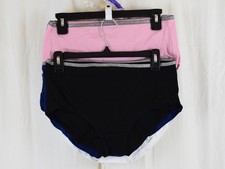 Hanes 10 PACK Women's Stretch Cotton Bikini Underwear Assorted Colors Size 7 L 