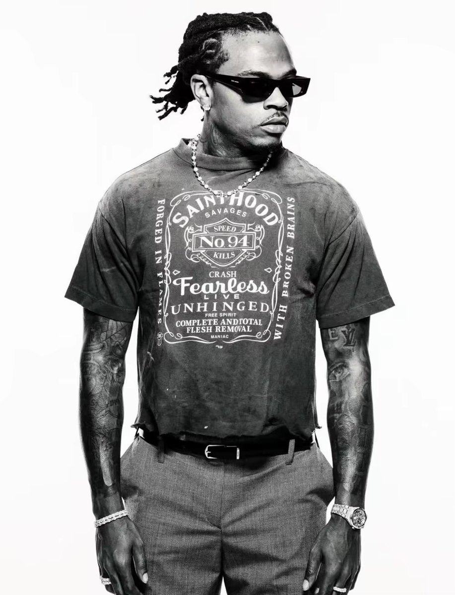 Saint Mxxxxxx x Neighborhood STHD Fearless short sleeve T-shirt in