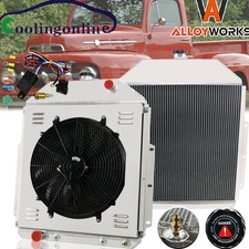 3ROW RADIATOR SHROUD FAN RELAY FOR 42-52 48 49 FORD F1 F2 F3 TRUCKS V8 AT#4252FD