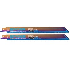 9 in 10-TPI Reciprocating Saw Blade Mach-Blue (2-Pack) Spyder 200322