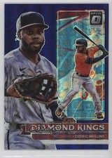 2022 Donruss Optic Diamond Kings Purple Pandora Prizm 57/99 Cedric Mullins 16az