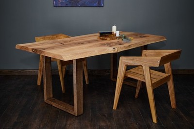 Holztisch Massiv Schreibtisch Konferenztisch Dining Table Esstisch Echtholztisch