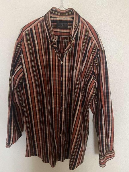 Women Etro Shirt Orange Cotton 42 / XL / 50