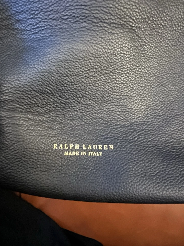 Bolsa tiracolo Ralph Lauren Collection ferradura mini couro de bezerro nova sem etiquetas - Imagem 4 de 4