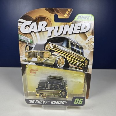 MGA CarTuned 2024 Series 1 No 05 56 Chevy Nomad Lowriders Black Satin