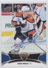 2016-17 Upper Deck AHL Auto Andy Miele #57 Auto 2vh