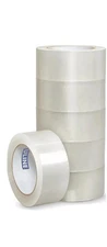 Uline Clear Industrial Packing/Shipping Tape 6 Rolls - 2 Mil, 2" x 110 yds S-423