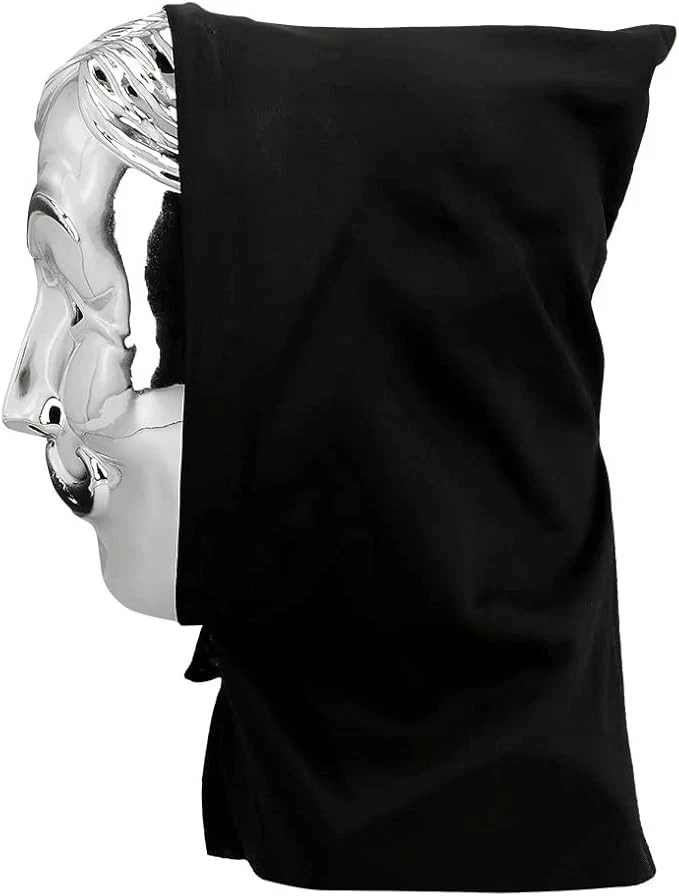 Boland - Verspiegelte Maske mit Kapuze, Horrormaske, Accessoire (2568) - Bild 2 von 4