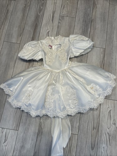 Vintage Toddlers LIDA California USA Made Dress Beaded Throughout Dress 3-4 T