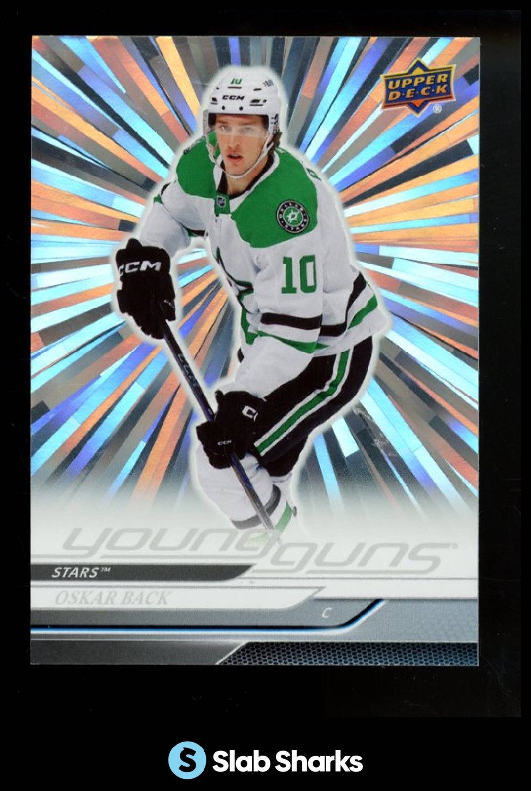 2024 UPPER DECK #465 OSKAR BACK OUTBURST SILVER YOUNG GUNS RC ROOKIE