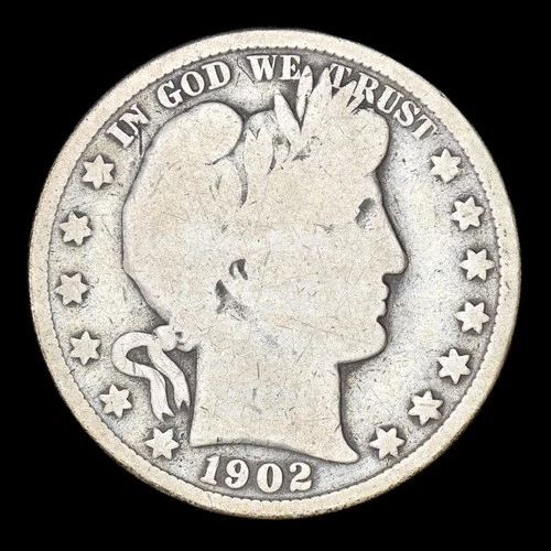 1902 USA. Barber Half Dollar. Philadelphia Mint. Silver. KM-116.