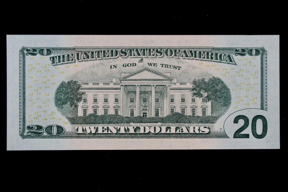 LADDER SERIAL # $20 2004A CU Federal Reserve Note GB00023456B series A twenty NY - Image 4 of 4
