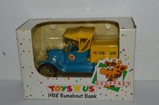 1993 ERTL Toys R Us Geoffrey 1918 Runabout Bank 4587 125 Blue Diecast Sealed