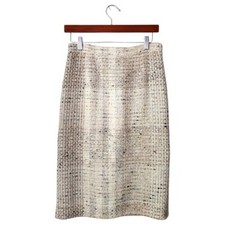 EMANUEL UNGARO Paris x VTG Tweed Midi skirt officecore workwear made in Italy