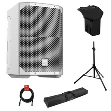 Electro-Voice EVERSE 8 Loudspeaker w/ Speaker Stand, Bag, Battery  XLR Bundle