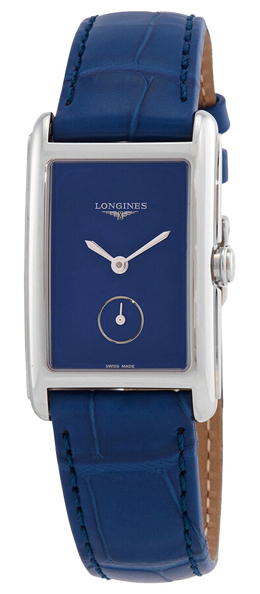 Longines Dolcevita Longines Damenuhr Blaues Zifferblatt Longines