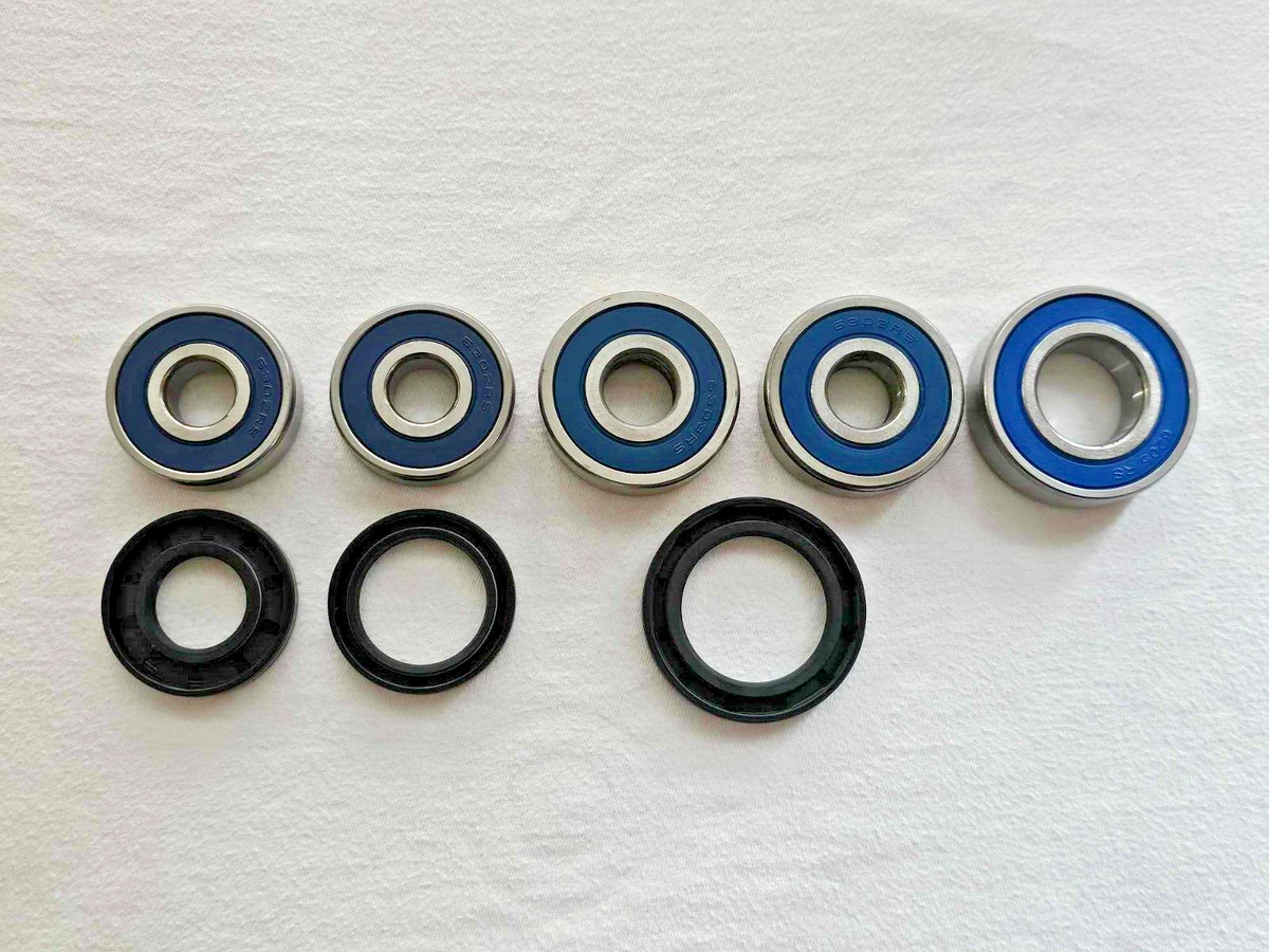Kawasaki ZX600B Ninja 600RX 1987 Front and Rear Wheel Bearings And