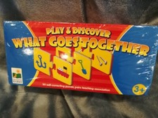 Play  Discover - WHAT GOES TOGETHER - 30 Self-Correcting Puzzle Pairs Kids Game