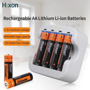 8pcs 1 5v Aa Lithium Rechargeable Battery Usb Charger Li Ion 3500mwh Ebay