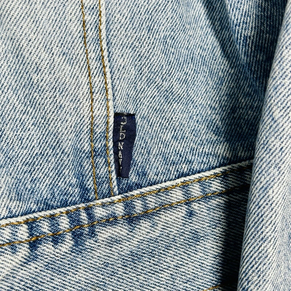 True Vintage Old Navy Denim Jacket Original 90’s Tag Size Women’s Large - Image 4 of 4