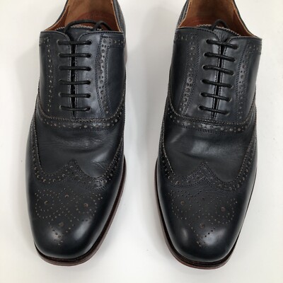 Florsheim by Duckie Brown blue suede oxford wingtips shoes size 10 Florsheim by Duckie Brown Dress Shoes for Men for sale | eBay main image 3