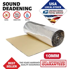 Sound Deadener Heat Shield For Car Firewall Hood Floor Insulation Mat 80" x 39"