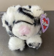 Puffkins TASHA THE WHITE TIGER 4" Plush STUFFED ANIMAL Toy
