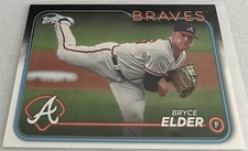 2024 Topps Series 1 Baseball Bryce Elder Atlanta Braves base card #48