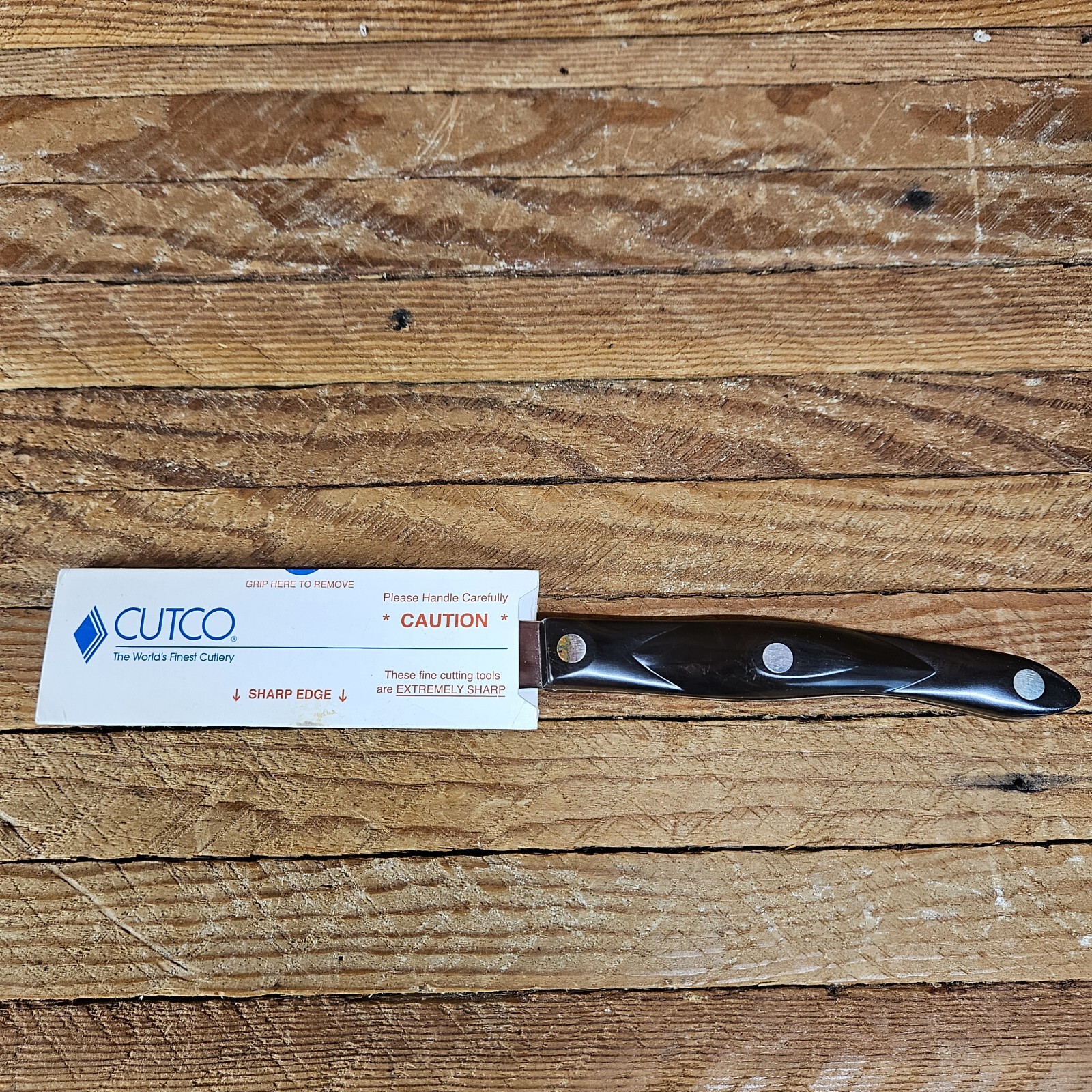 Cutco 1768 KD Spatula Spreader Knife Swirl Handle Serrated Engraved