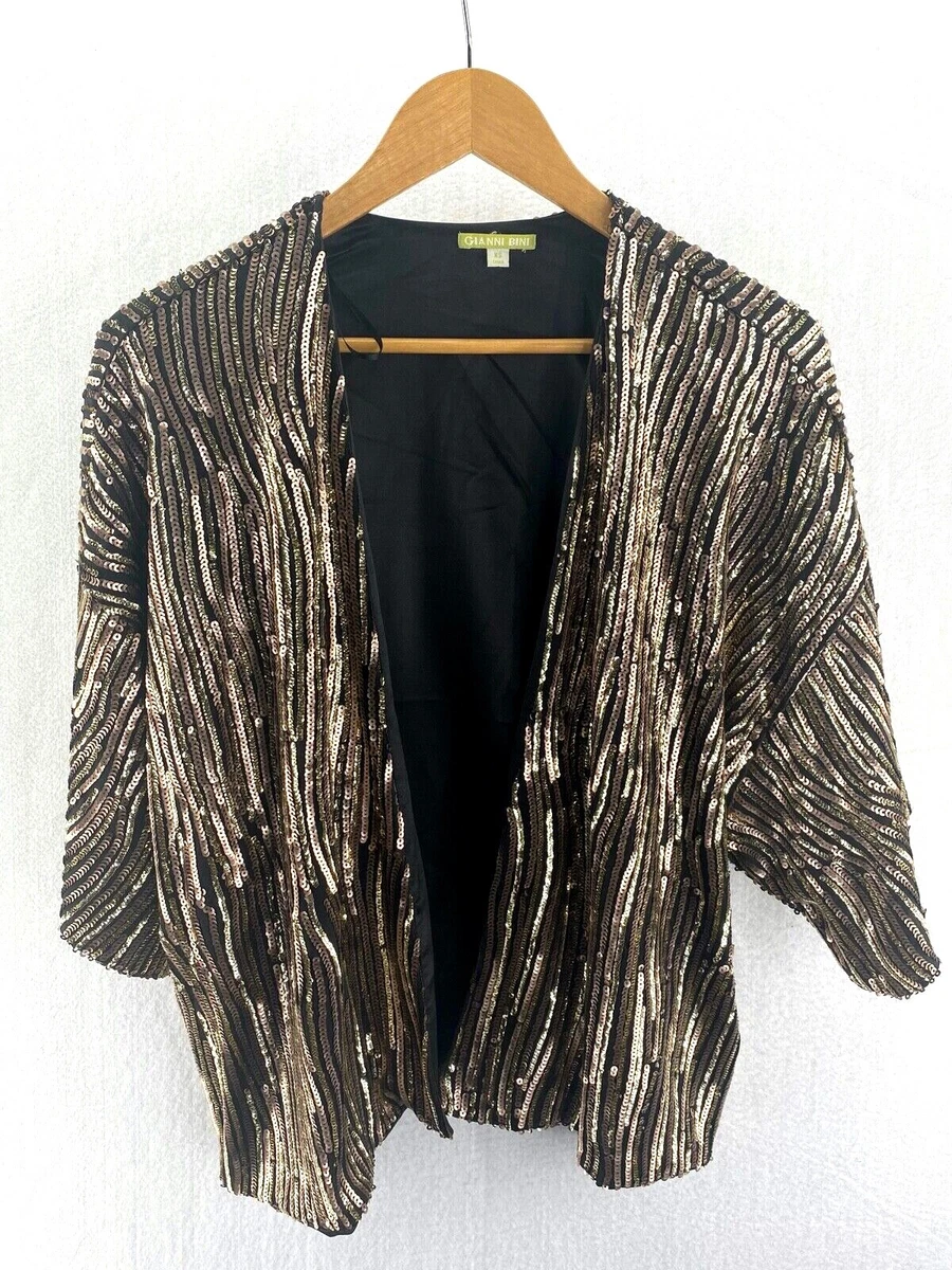 Gianni bini sequin clearance blazer